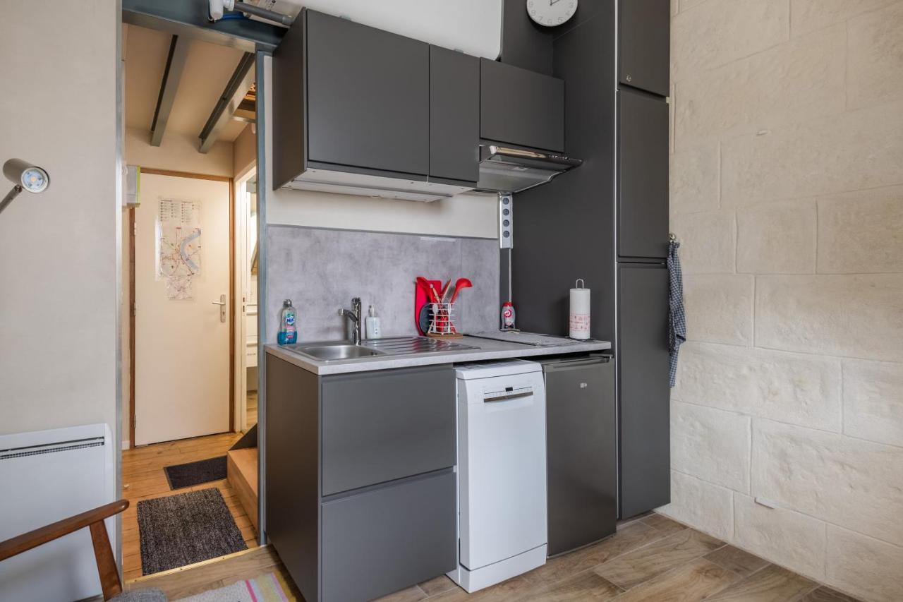 Studio En Duplex-Aircon-Terrasse-Parking-Calme Bordeaux Exteriér fotografie