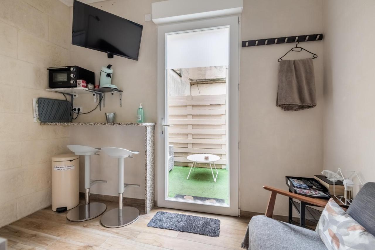 Studio En Duplex-Aircon-Terrasse-Parking-Calme Bordeaux Exteriér fotografie